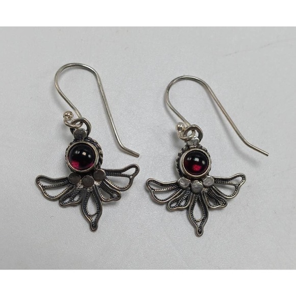 Unknown | Jewelry | Vintage Sterling Silver Angel Dangle Earrings ...